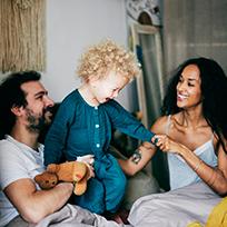 Parents et leur enfant 