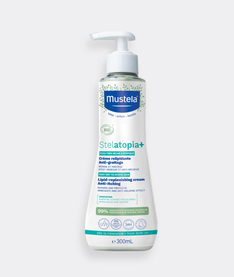 Stelatopia Lipid-replenishing cream anti-itching Mustela 